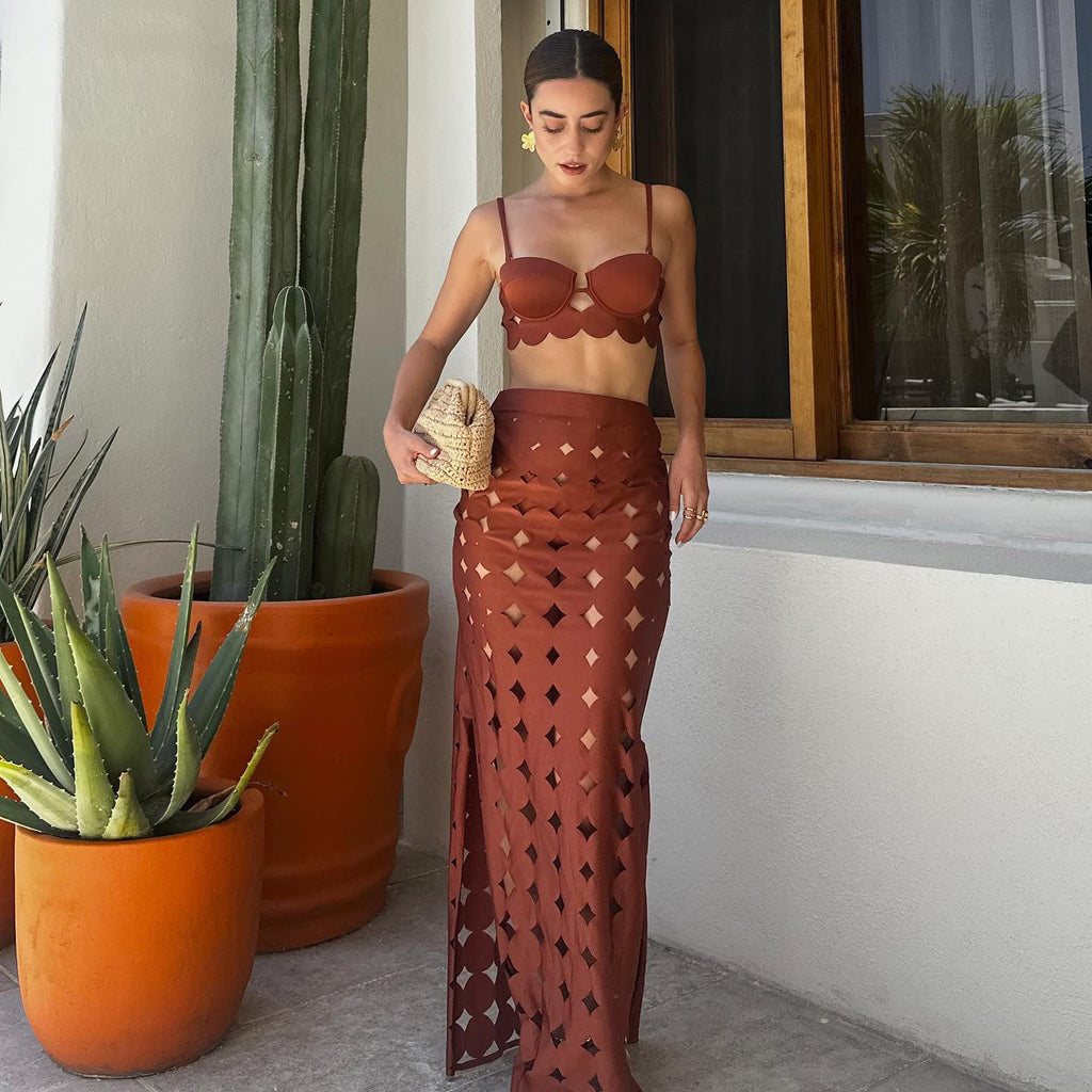 Romeo 2 pcs Swimsuit With Skirt