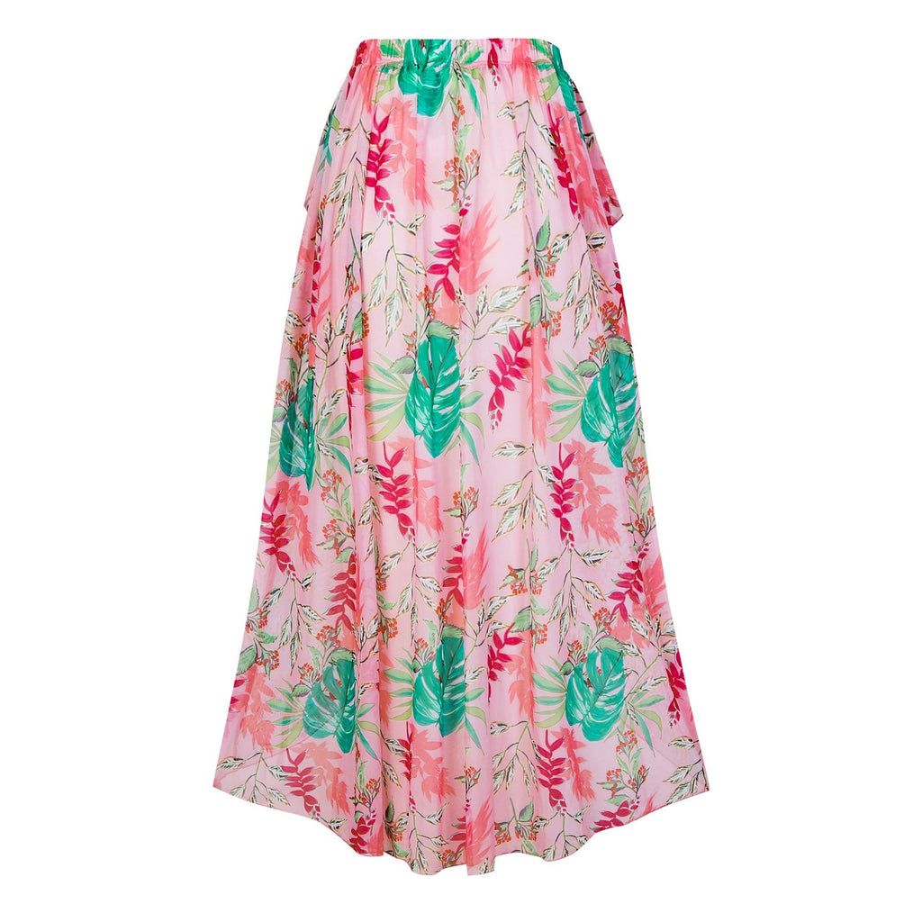 Romy Printed Swimsuit With Skirt
