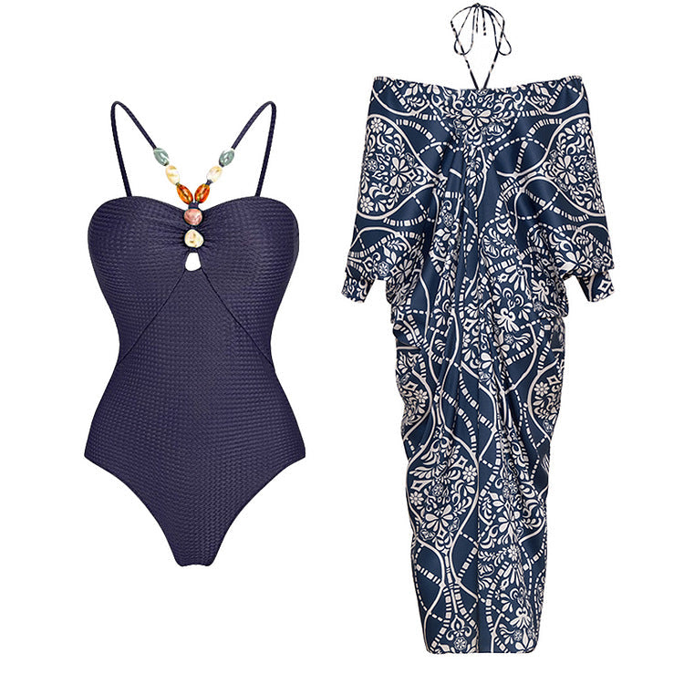 Axelle Printed Swimsuit With Coverup