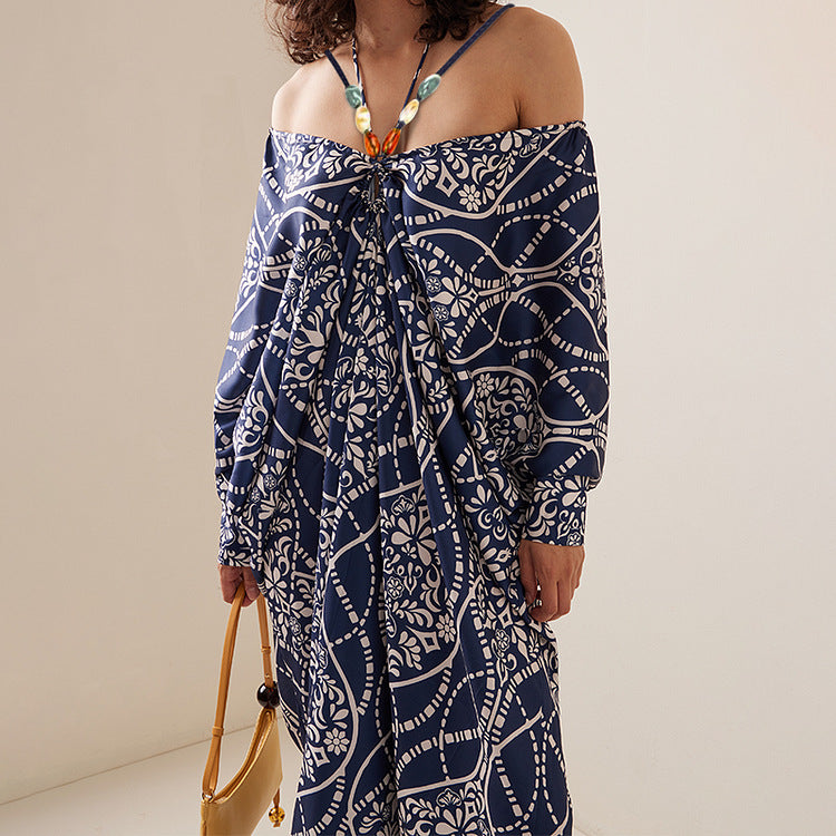 Axelle Printed Swimsuit With Coverup