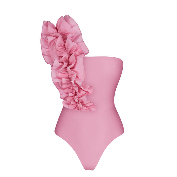 Viola Ruffled Swimsuit With Skirt