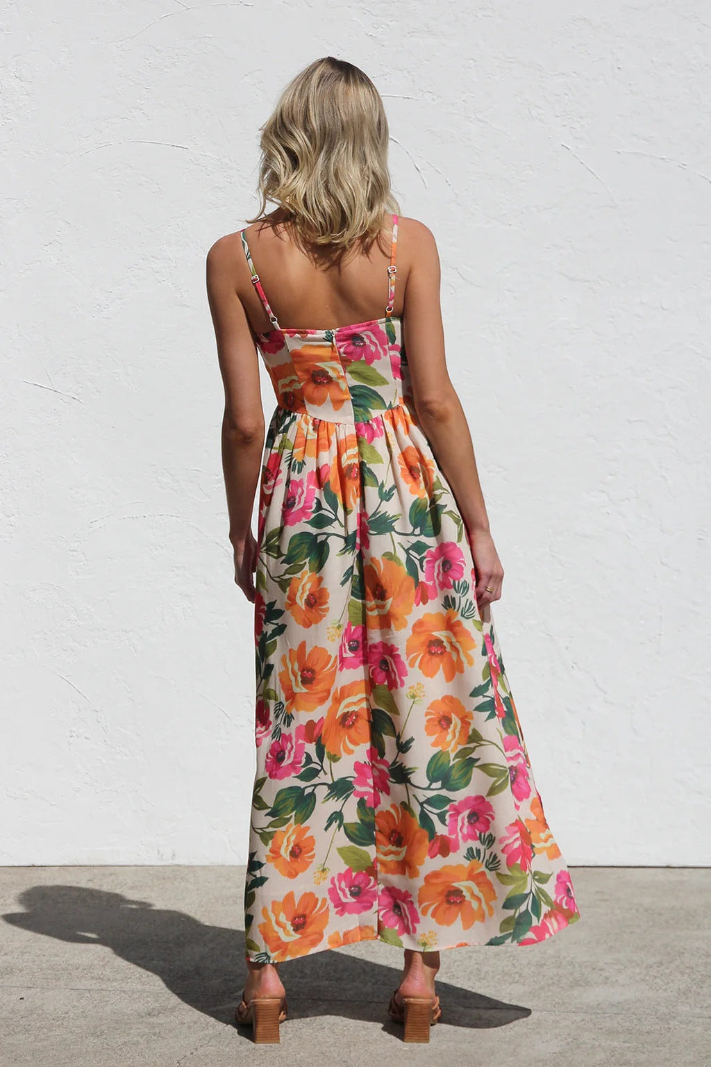Sharon Floral Midi Dress