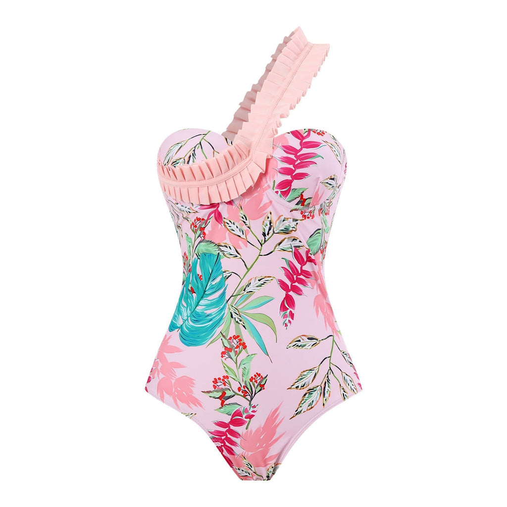 Romy Printed Swimsuit With Skirt