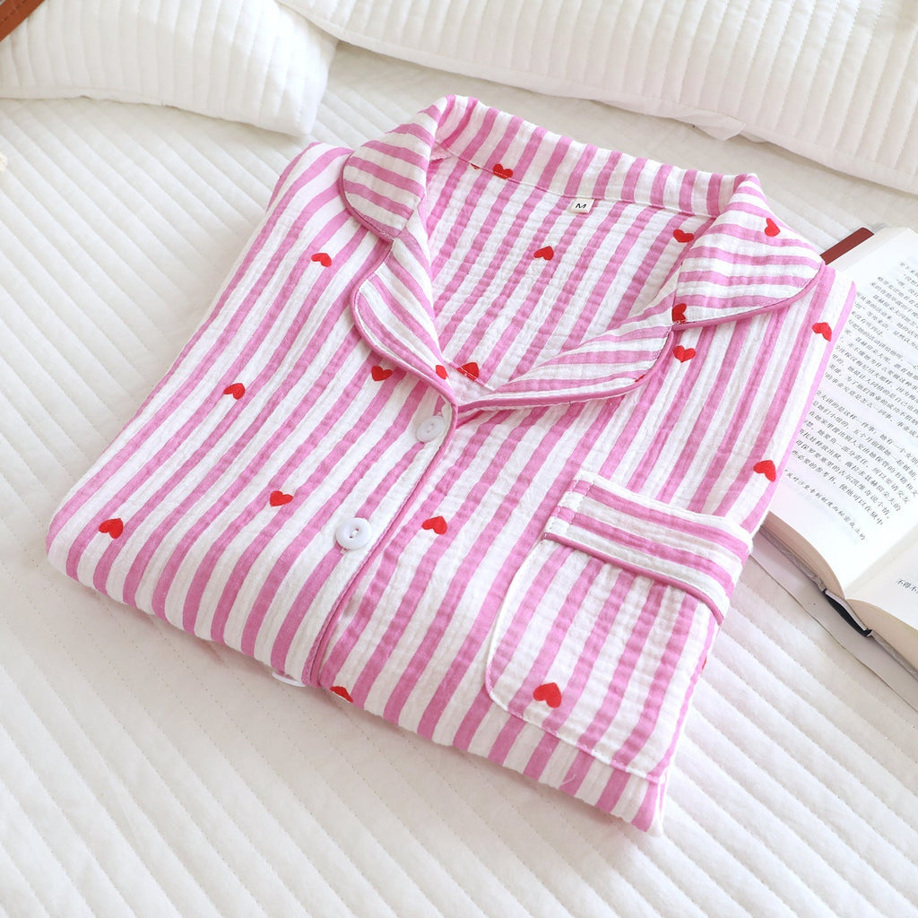 Iskra Striped Heart Nightsuit