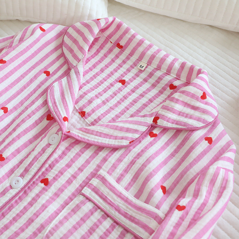 Iskra Striped Heart Nightsuit