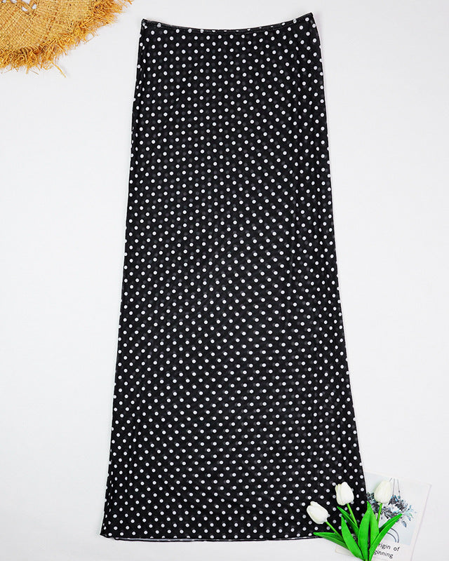 Alba 2 pcs Polka Swimsuit With Skirt