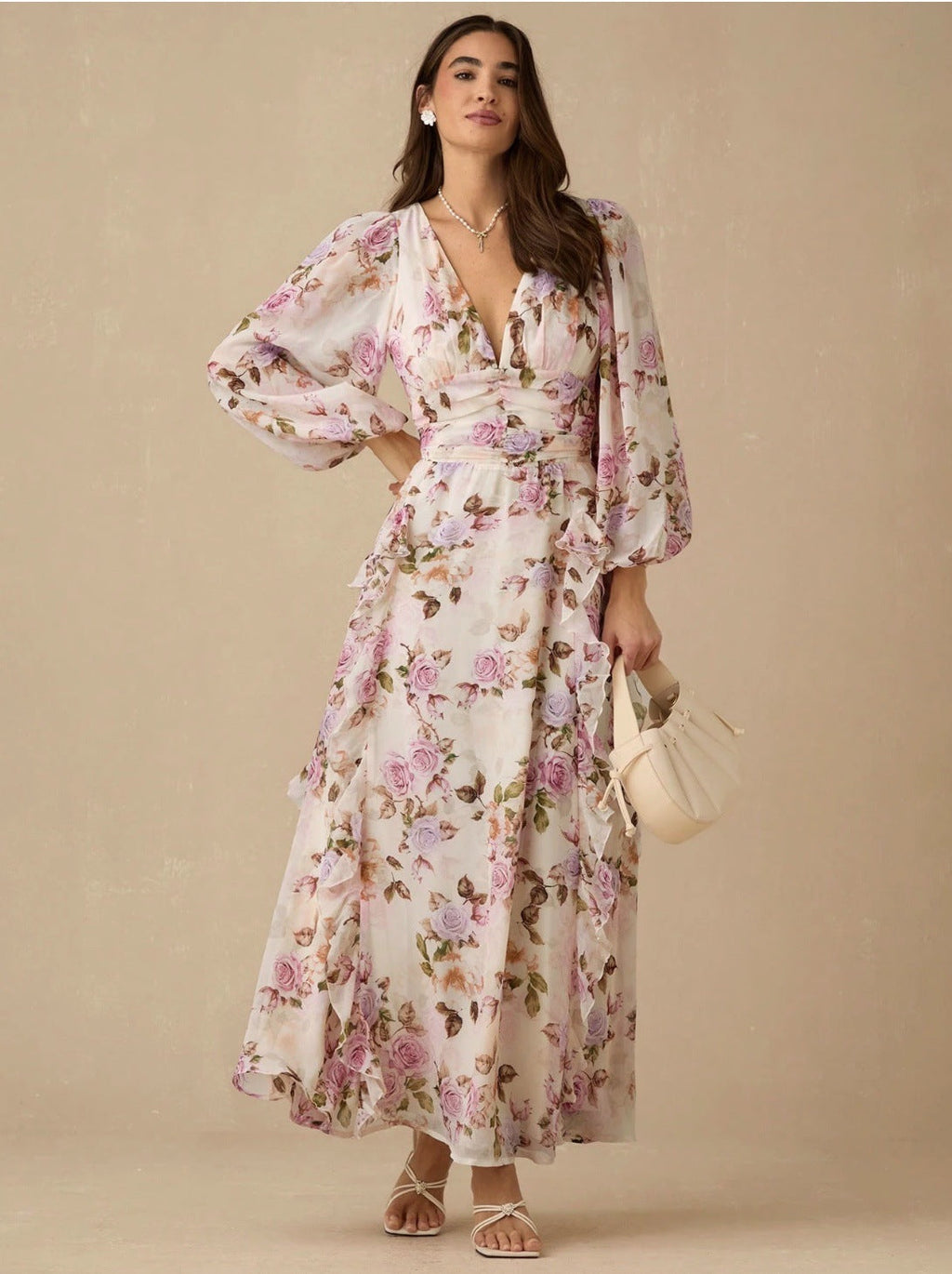 Nelia Floral Maxi Dress