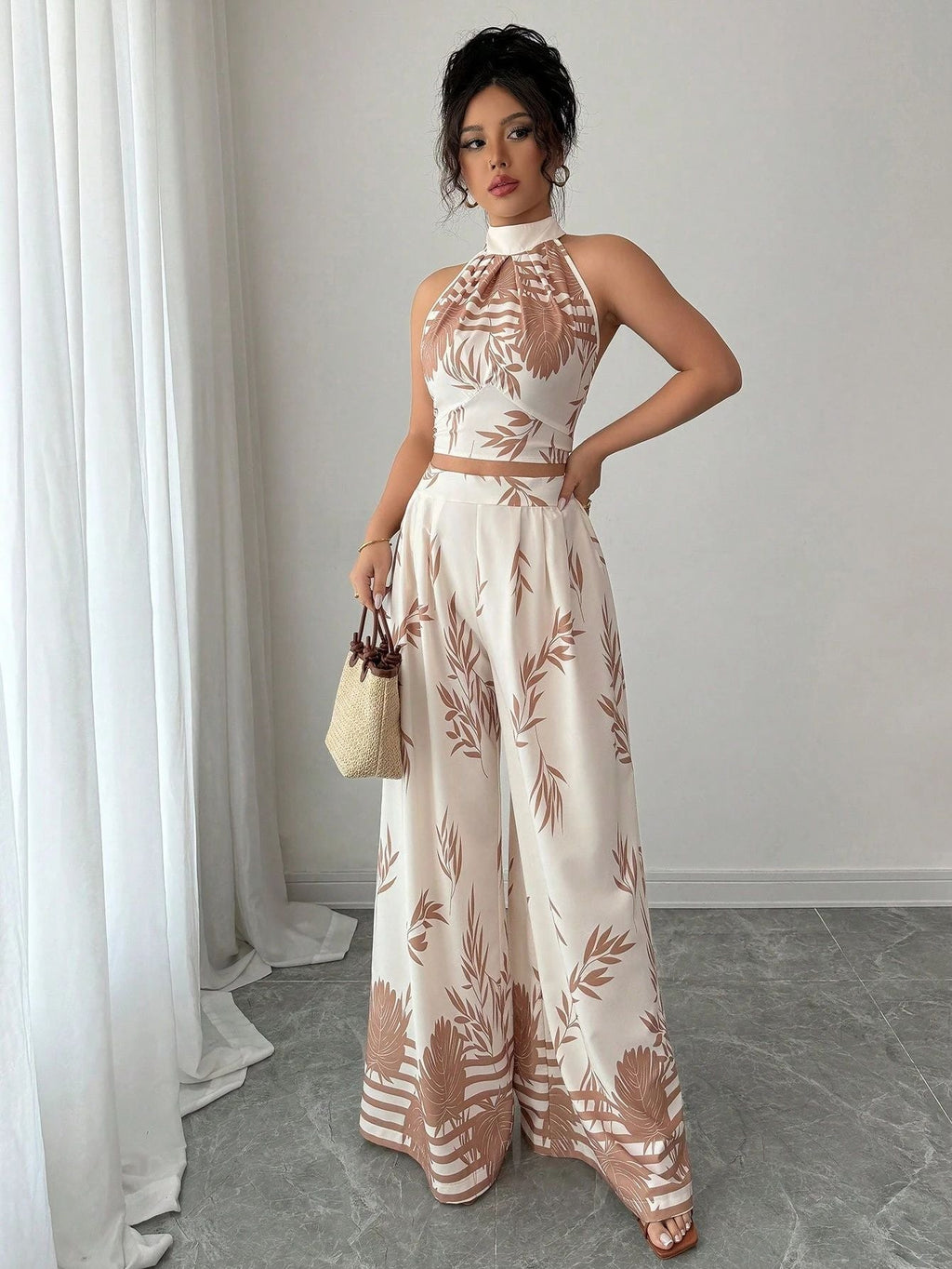 Rene Printed Top Coord Set