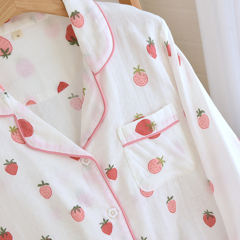 Alma Strawbery Cotton Nightsuit