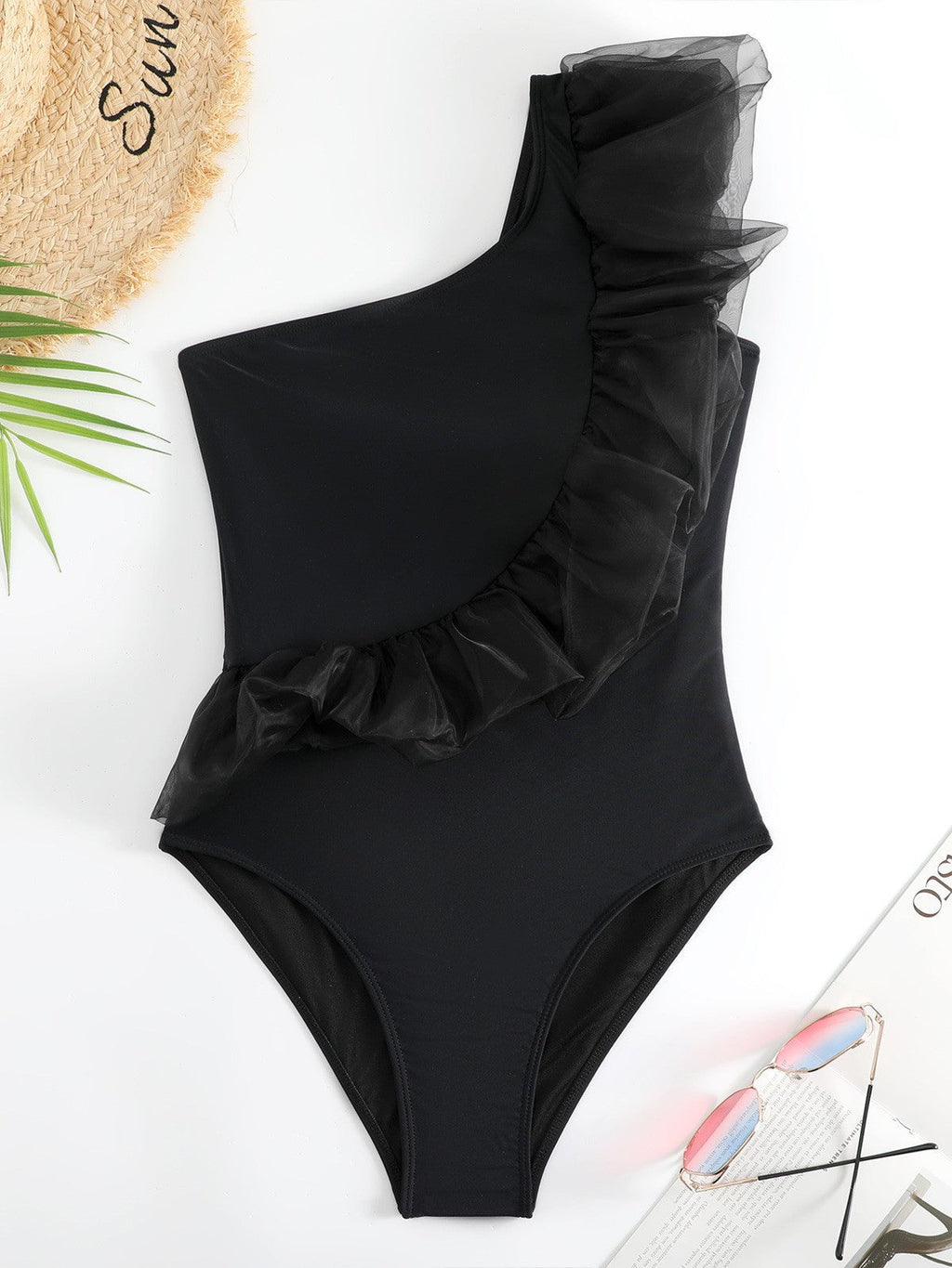 Mabel Ruffle Swimsuit With Sarong