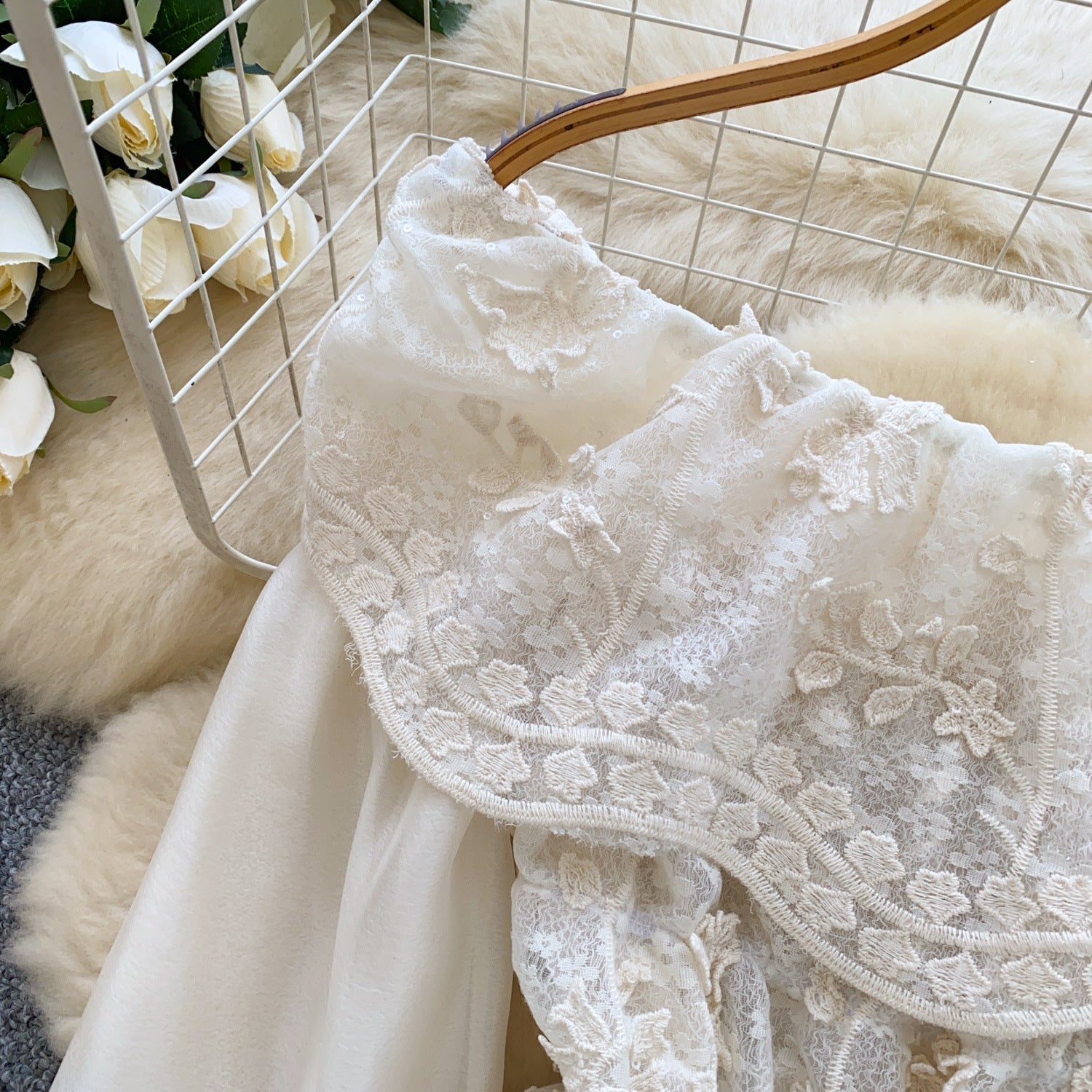 Odessa Embroidery Off Shoulder Top