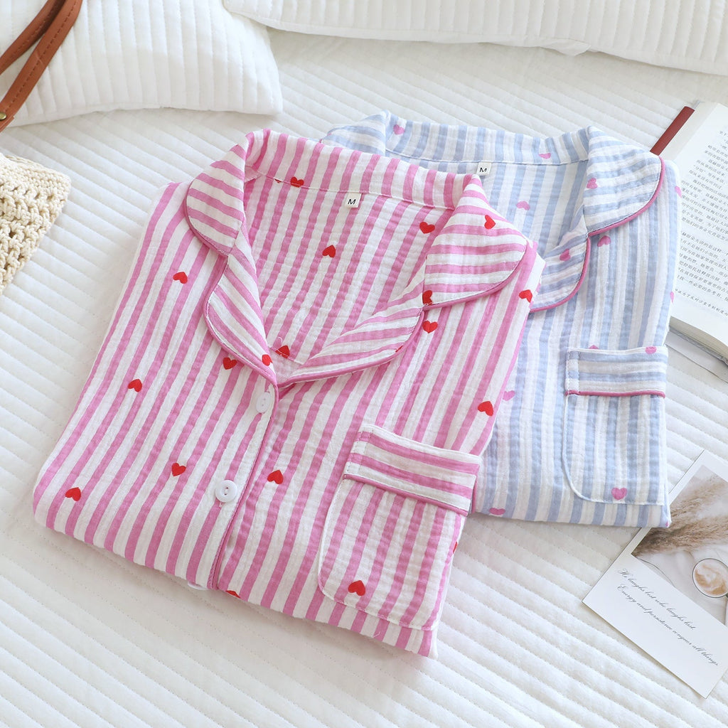 Iskra Striped Heart Nightsuit