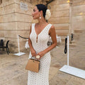 Ilaria Crochet Holiday Maxi Dress