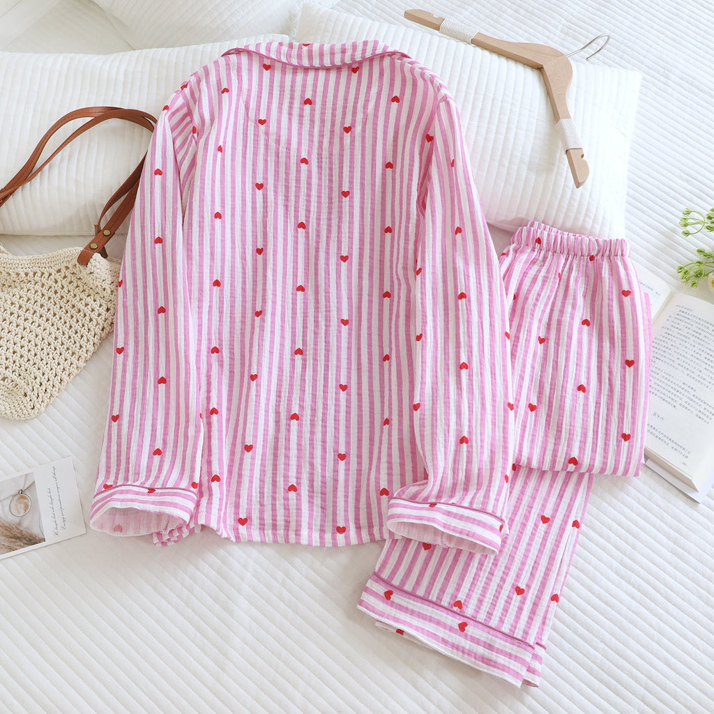 Iskra Striped Heart Nightsuit