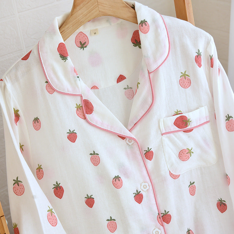 Alma Strawbery Cotton Nightsuit