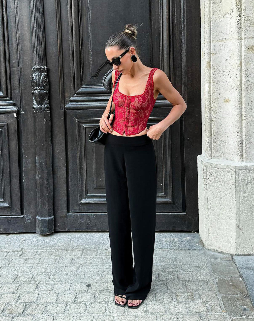 Romy Lace Crop Top