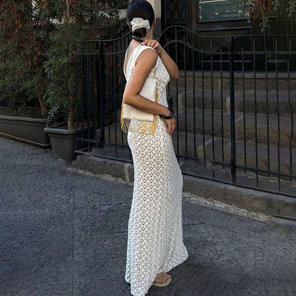 Ilaria Crochet Holiday Maxi Dress
