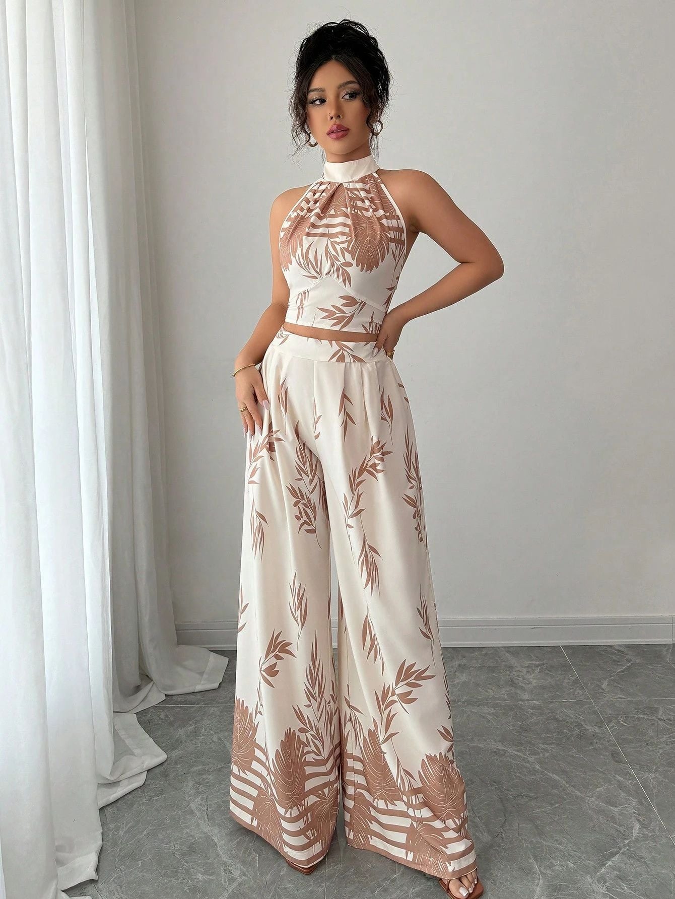 Rene Printed Top Coord Set