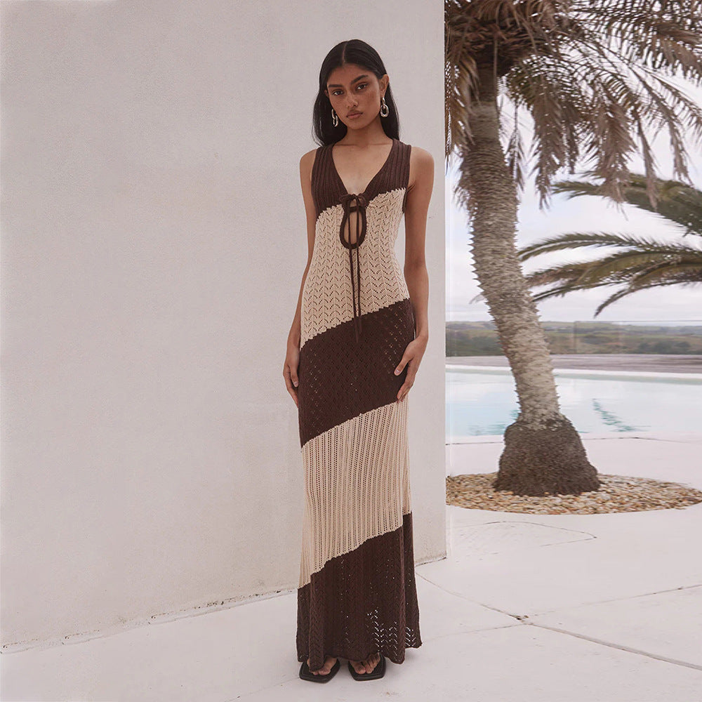 Maeve Crochet Holiday Maxi Dress