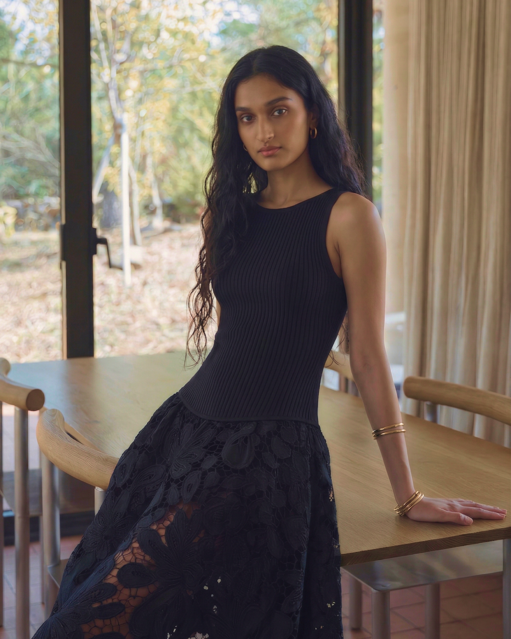 Lumira Lace Midi Dress