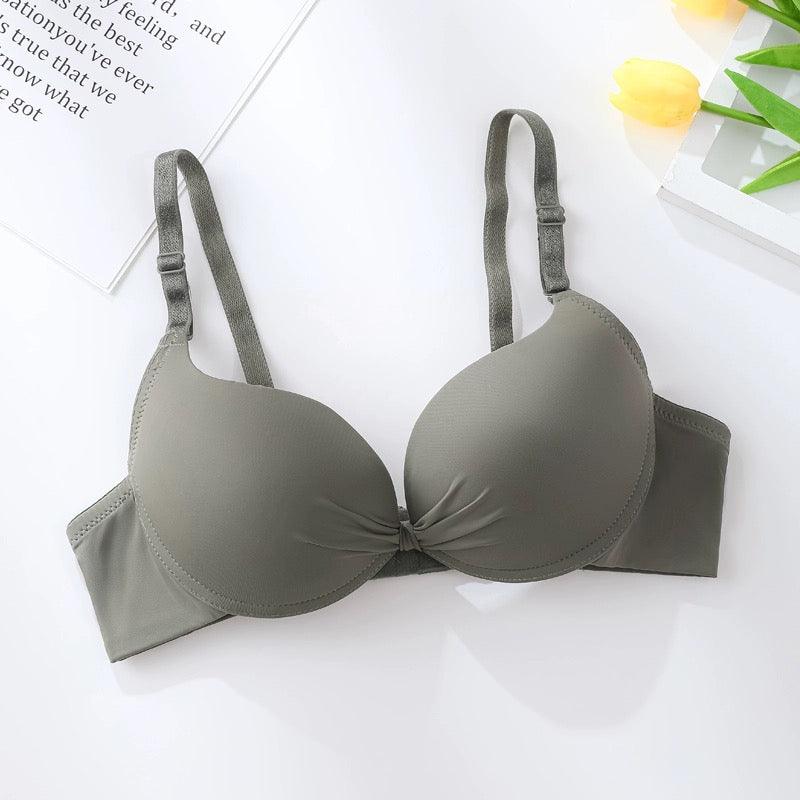 May Seamless Bralettes In Olive