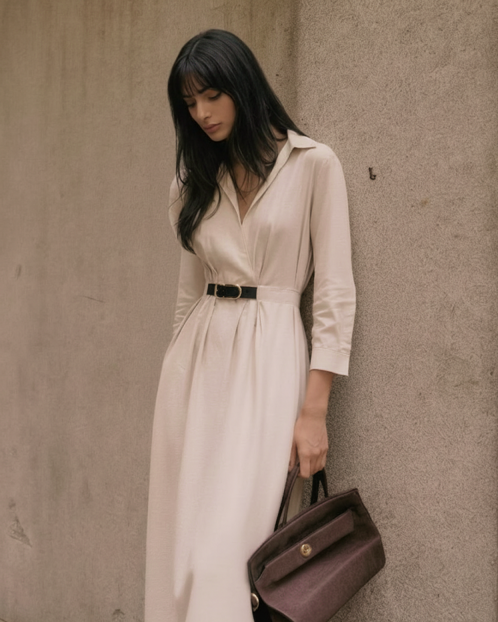 Aveline Statement Midi Dress
