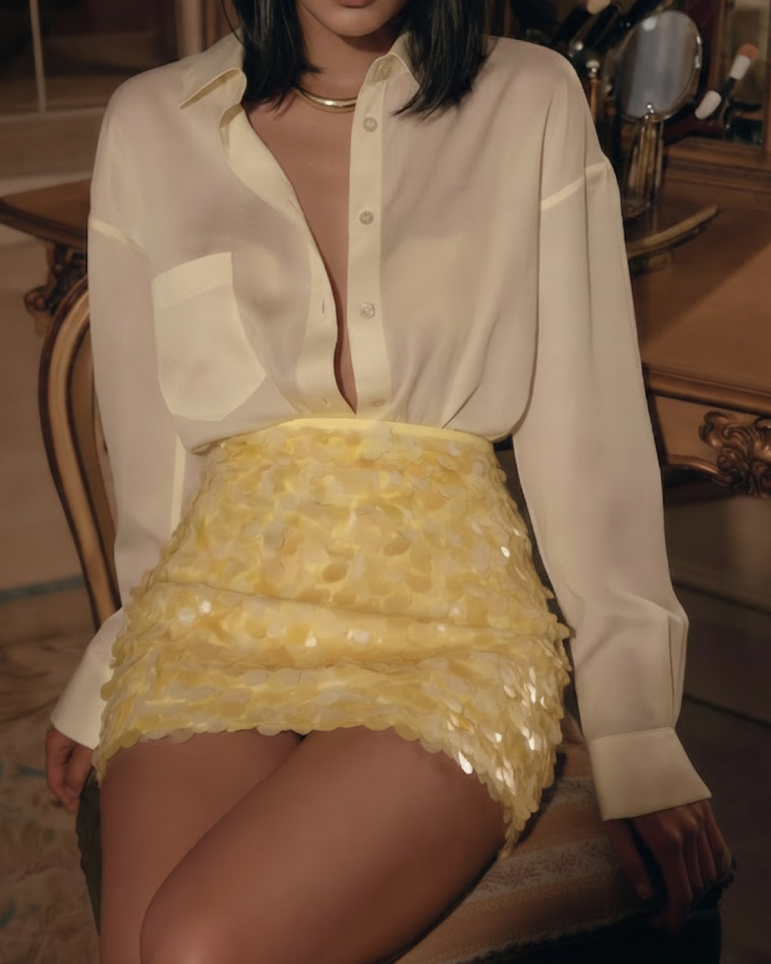 Anais Sequin Mini Skirt
