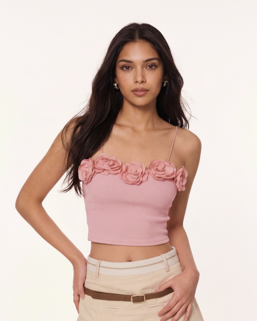 Mexico Rose Padded Top