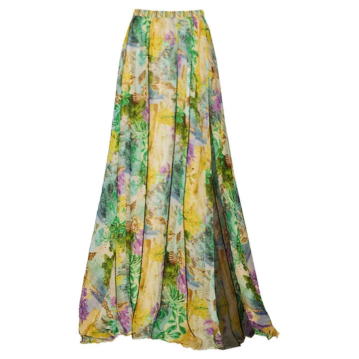 Salome Cutout Swimsuit With Skirt