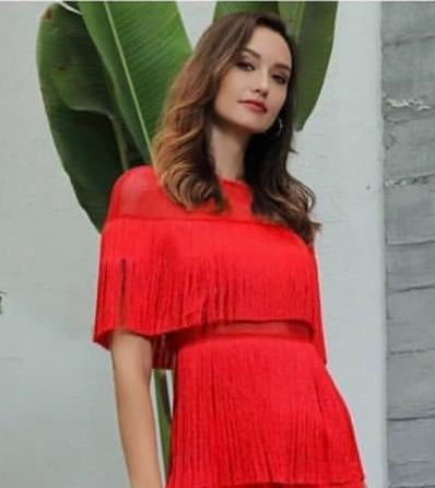 Araya Statement Tassel Dress