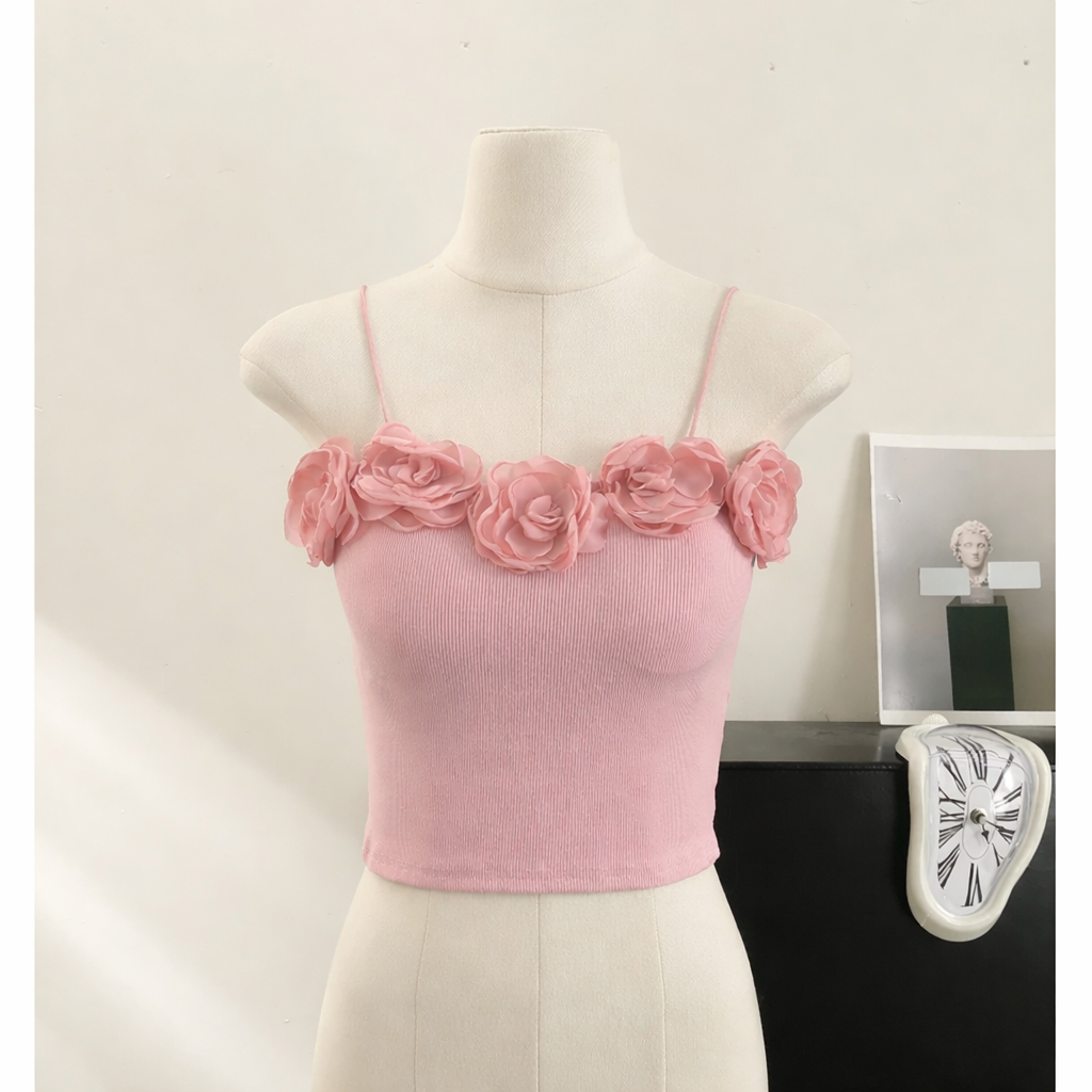 Mexico Rose Padded Top
