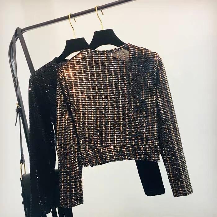 Tinsel Bling Luxury Tops